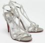 Christian Louboutin Pre-owned Leather sandals Gray Dames - Thumbnail 4