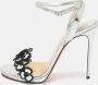 Christian Louboutin Pre-owned Leather sandals Gray Dames - Thumbnail 2