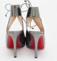 Christian Louboutin Pre-owned Leather sandals Gray Dames - Thumbnail 5