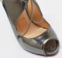 Christian Louboutin Pre-owned Leather sandals Gray Dames - Thumbnail 7