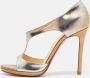 Christian Louboutin Pre-owned Leather sandals Gray Dames - Thumbnail 2