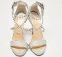 Christian Louboutin Pre-owned Leather sandals Gray Dames - Thumbnail 2