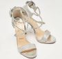 Christian Louboutin Pre-owned Leather sandals Gray Dames - Thumbnail 3