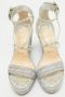 Christian Louboutin Pre-owned Leather sandals Gray Dames - Thumbnail 2