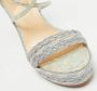 Christian Louboutin Pre-owned Leather sandals Gray Dames - Thumbnail 6