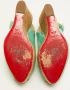 Christian Louboutin Pre-owned Leather sandals Green Dames - Thumbnail 6