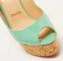 Christian Louboutin Pre-owned Leather sandals Green Dames - Thumbnail 7