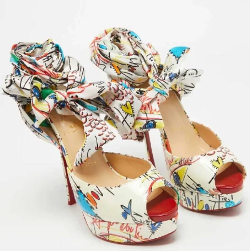 Christian Louboutin Pre-owned Leather sandals Multicolor Dames