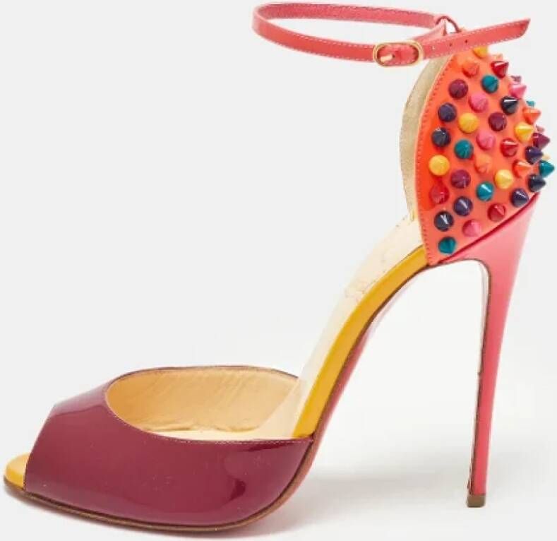 Christian Louboutin Pre-owned Leather sandals Multicolor Dames