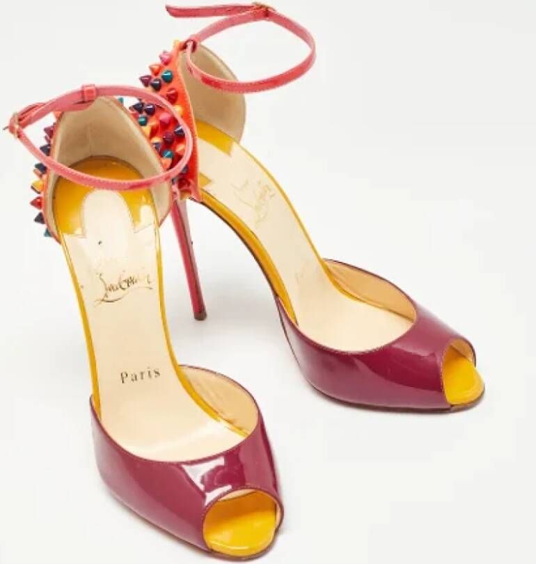 Christian Louboutin Pre-owned Leather sandals Multicolor Dames