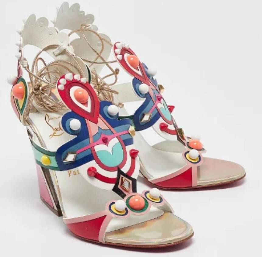 Christian Louboutin Pre-owned Leather sandals Multicolor Dames