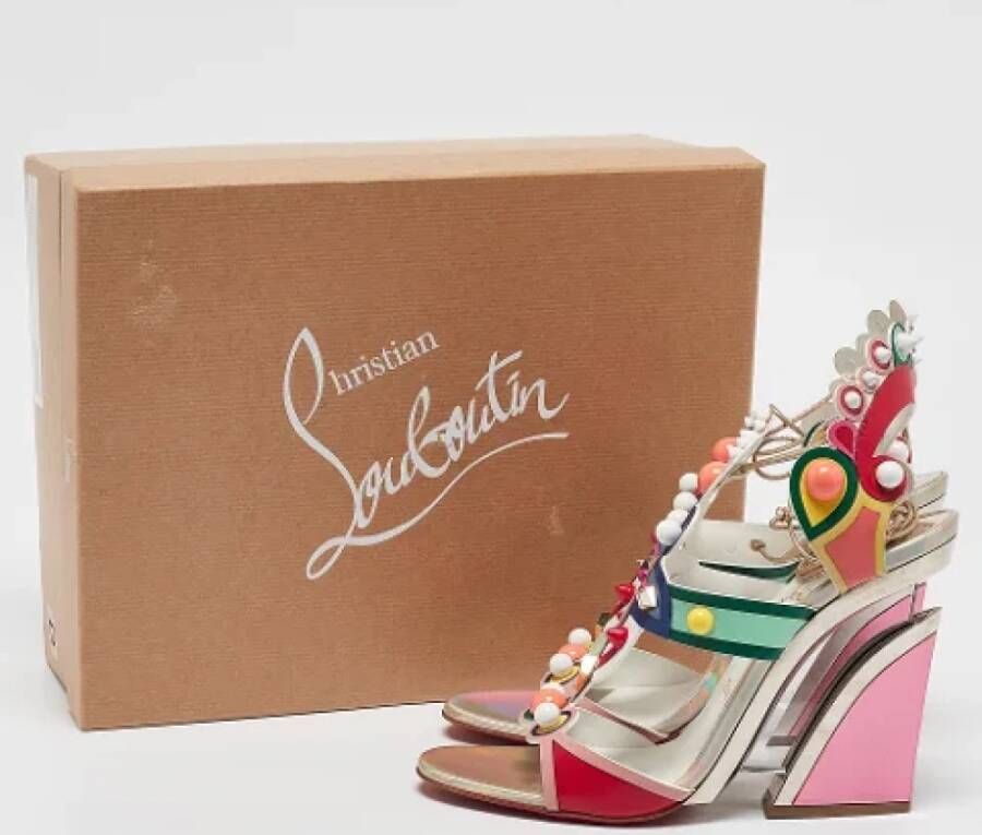 Christian Louboutin Pre-owned Leather sandals Multicolor Dames