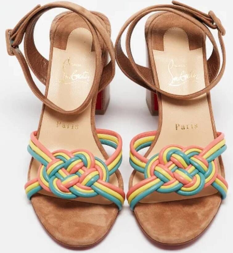 Christian Louboutin Pre-owned Leather sandals Multicolor Dames