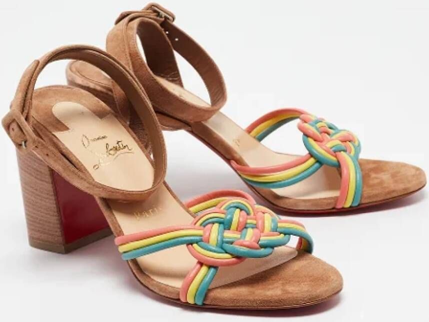 Christian Louboutin Pre-owned Leather sandals Multicolor Dames