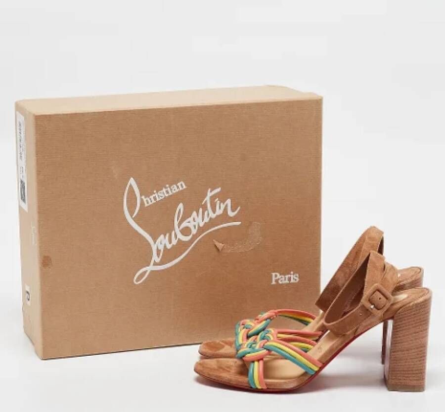 Christian Louboutin Pre-owned Leather sandals Multicolor Dames