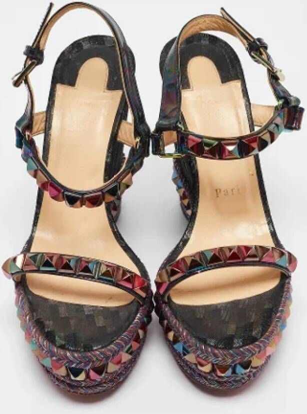 Christian Louboutin Pre-owned Leather sandals Multicolor Dames