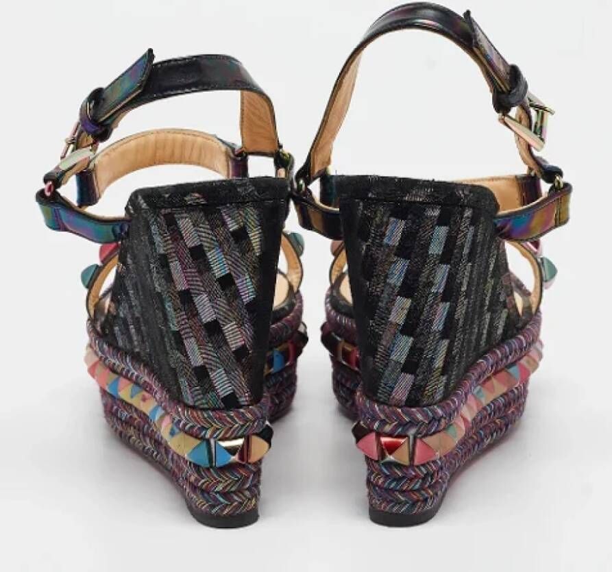 Christian Louboutin Pre-owned Leather sandals Multicolor Dames