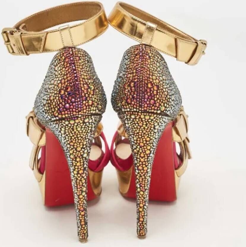 Christian Louboutin Pre-owned Leather sandals Multicolor Dames