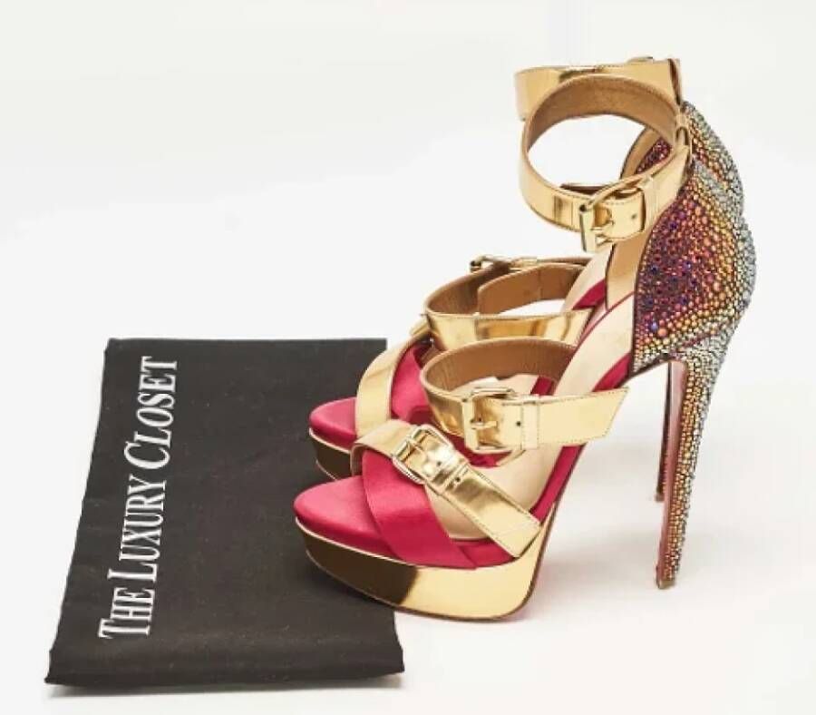 Christian Louboutin Pre-owned Leather sandals Multicolor Dames