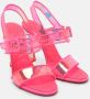 Christian Louboutin Pre-owned Leather sandals Pink Dames - Thumbnail 3