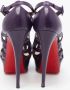 Christian Louboutin Pre-owned Leather sandals Purple Dames - Thumbnail 5