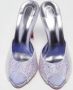 Christian Louboutin Pre-owned Leather sandals Purple Dames - Thumbnail 2