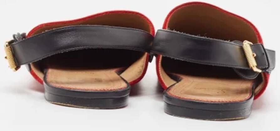 Christian Louboutin Pre-owned Leather sandals Red Dames