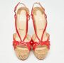 Christian Louboutin Pre-owned Leather sandals Red Dames - Thumbnail 3