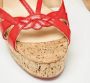 Christian Louboutin Pre-owned Leather sandals Red Dames - Thumbnail 7