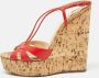 Christian Louboutin Pre-owned Leather sandals Red Dames - Thumbnail 2