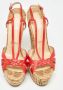 Christian Louboutin Pre-owned Leather sandals Red Dames - Thumbnail 3