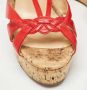 Christian Louboutin Pre-owned Leather sandals Red Dames - Thumbnail 7