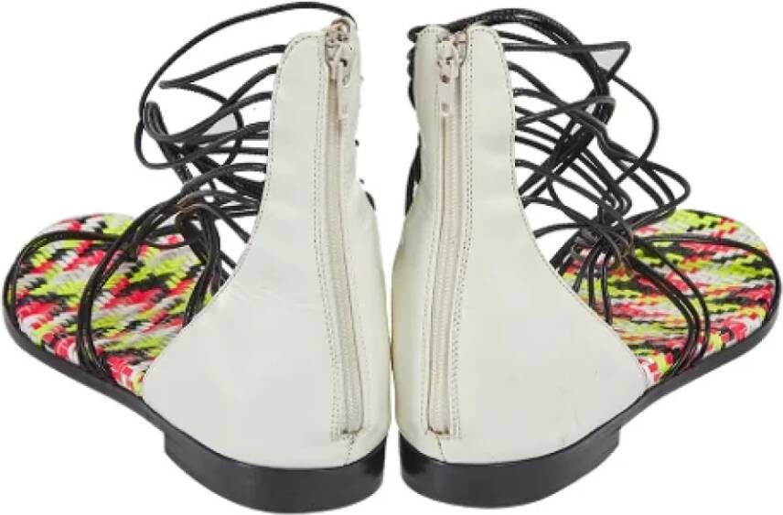 Christian Louboutin Pre-owned Leather sandals White Dames