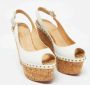 Christian Louboutin Pre-owned Leather sandals White Dames - Thumbnail 2