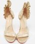 Christian Louboutin Pre-owned Leather sandals Yellow Dames - Thumbnail 3