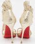 Christian Louboutin Pre-owned Leather sandals Yellow Dames - Thumbnail 5