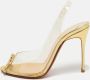 Christian Louboutin Pre-owned Leather sandals Yellow Dames - Thumbnail 2