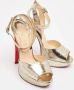 Christian Louboutin Pre-owned Leather sandals Yellow Dames - Thumbnail 3