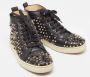 Christian Louboutin Pre-owned Leather sneakers Black Dames - Thumbnail 4