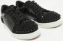 Christian Louboutin Pre-owned Leather sneakers Black Dames - Thumbnail 3