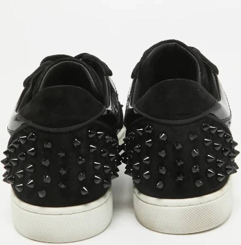 Christian Louboutin Pre-owned Leather sneakers Black Dames