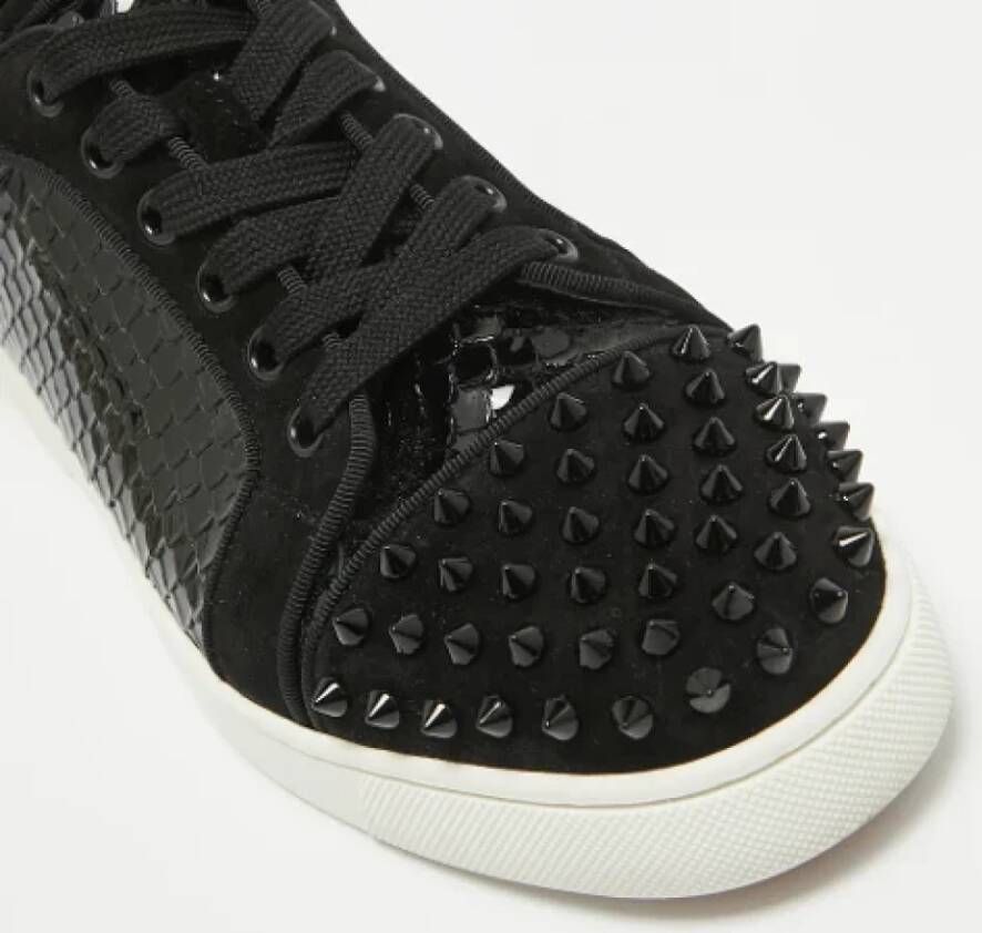 Christian Louboutin Pre-owned Leather sneakers Black Dames