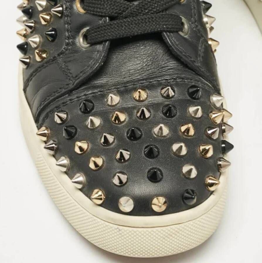 Christian Louboutin Pre-owned Leather sneakers Black Dames