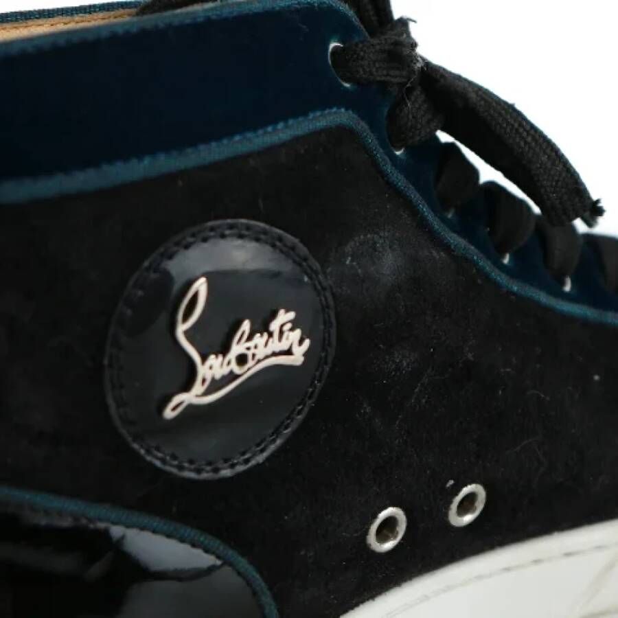 Christian Louboutin Pre-owned Leather sneakers Black Dames