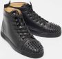 Christian Louboutin Pre-owned Leather sneakers Black Heren - Thumbnail 4