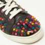 Christian Louboutin Pre-owned Leather sneakers Black Heren - Thumbnail 7