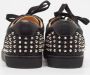 Christian Louboutin Pre-owned Leather sneakers Black Heren - Thumbnail 4