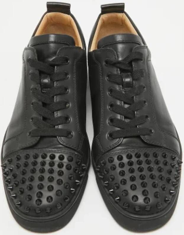 Christian Louboutin Pre-owned Leather sneakers Black Heren