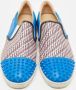 Christian Louboutin Pre-owned Leather sneakers Blue Dames - Thumbnail 3