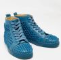 Christian Louboutin Pre-owned Leather sneakers Blue Heren - Thumbnail 4